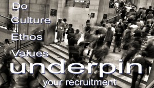 Do culture, ethos & values underpin your recruitment