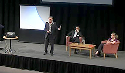Richard presenting at The Internet Conference